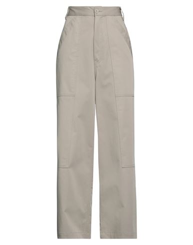 Mm6 Maison Margiela Woman Pants Khaki Size 8 Cotton, Elastane In Beige