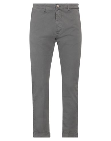 True Nyc Man Pants Lead Size 30 Cotton, Elastane In Grey