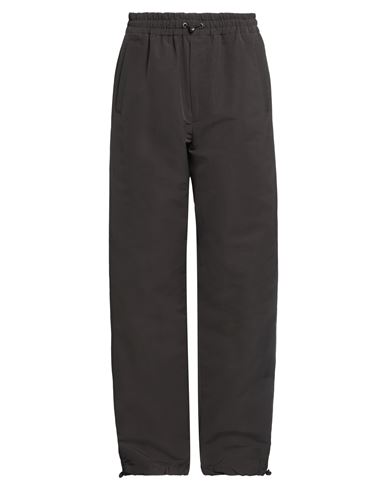 Auralee Pinstriped Wool-blend Trousers In Black