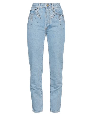 Shop Alessandra Rich Woman Jeans Blue Size 26 Cotton