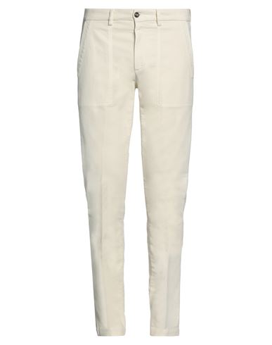 Shop Briglia 1949 Man Pants Ivory Size 42 Cotton, Elastane In White