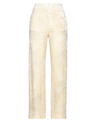 Jil Sander Woman Pants Cream Size 4 Viscose, Polyamide, Elastane In White