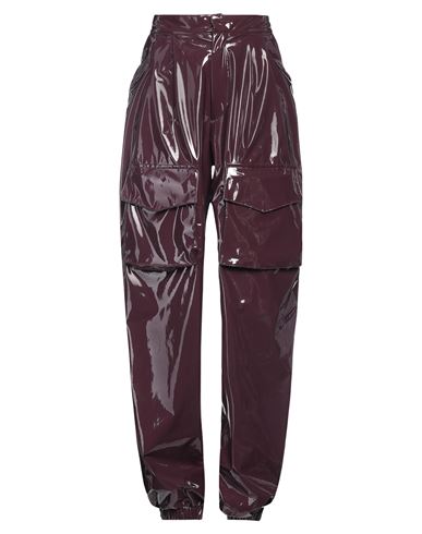 Simona-a Simona A Woman Pants Purple Size L Acrylic, Wool, Polyester