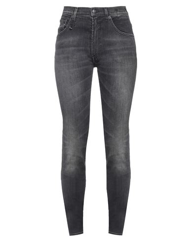 R13 Woman Jeans Black Size 30 Cotton, Polyethylene, Elastane