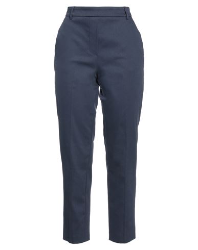 Mp Massimo Piombo Woman Pants Midnight Blue Size 10 Cotton, Polyester, Elastane