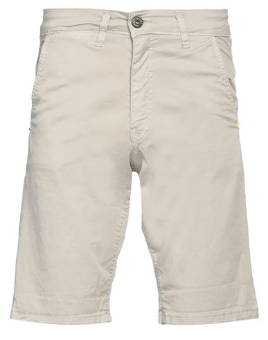 Displaj Man Shorts & Bermuda Shorts Beige Size 26 Cotton, Elastane