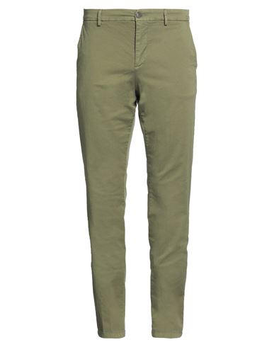 Mp Massimo Piombo Man Pants Military Green Size 38 Cotton, Elastane