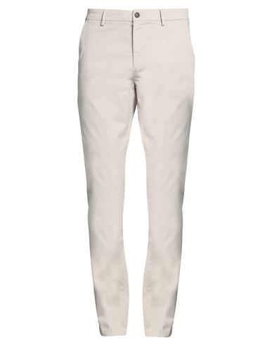 Mp Massimo Piombo Man Pants Light Grey Size 38 Cotton, Elastane In Beige