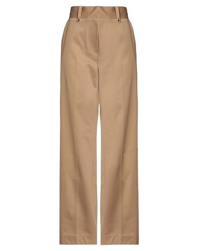 Jw Anderson Woman Pants Sand Size 2 Cotton, Elastane In Brown