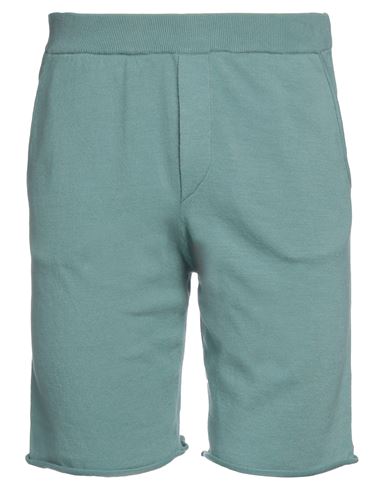 Majestic Filatures Man Shorts & Bermuda Shorts Sage Green Size M Organic Cotton, Elastane