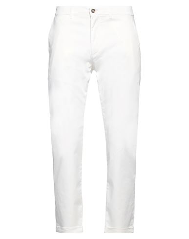Liu •jo Man Man Pants Off White Size 40 Cotton, Elastane