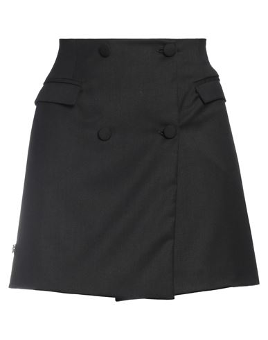 Jijil Woman Mini Skirt Black Size 4 Polyester, Viscose, Elastane