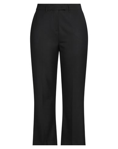 Marella Woman Pants Black Size 12 Polyester, Wool, Elastane