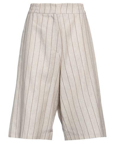 Camilla  Milano Camilla Milano Woman Cropped Pants Sand Size 6 Cotton, Linen, Viscose In Beige