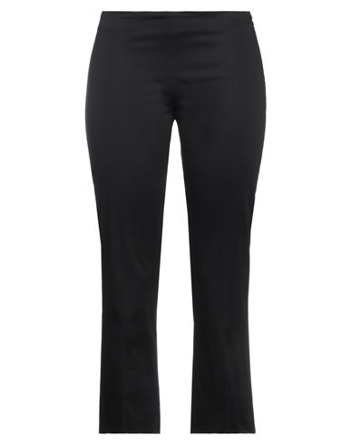 Kate By Laltramoda Woman Cropped Pants Black Size 6 Cotton, Elastane