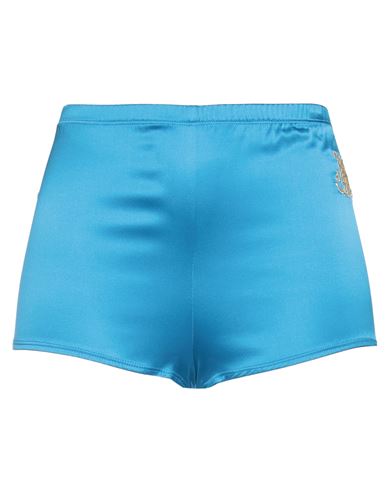 Dmn Paris Woman Shorts & Bermuda Shorts Azure Size 2 Silk, Elastane In Blue