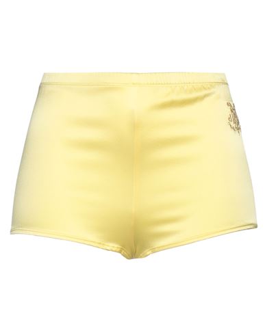 Dmn Paris Woman Shorts & Bermuda Shorts Yellow Size 2 Silk, Elastane