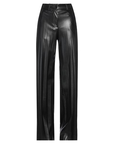 Shop Msgm Woman Pants Black Size 8 Polyester