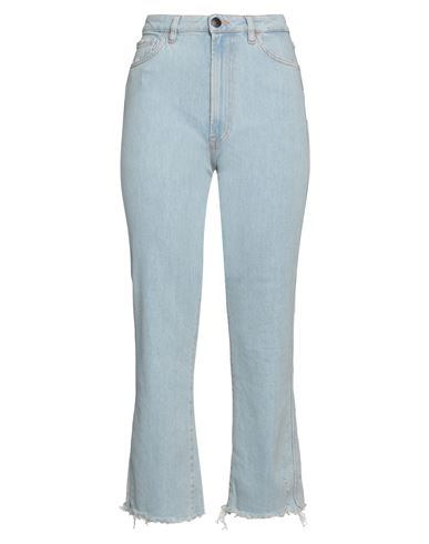 3x1 Woman Jeans Blue Size 31 Cotton, Elastane