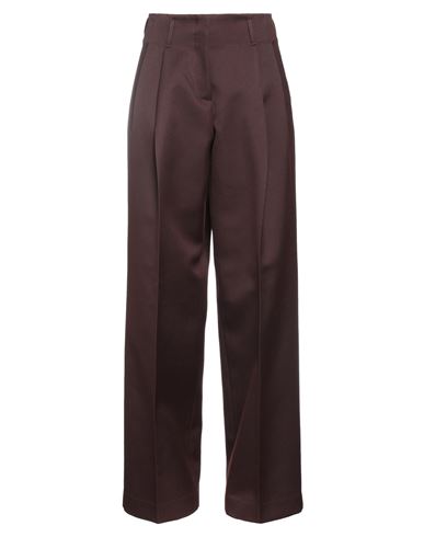 Shop Golden Goose Woman Pants Cocoa Size 4 Polyester, Virgin Wool In Brown