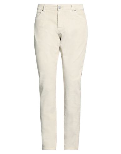 Pt Torino Man Pants Beige Size 35 Cotton, Elastane