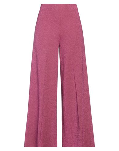 Circus Hotel Woman Pants Fuchsia Size 8 Viscose, Polyamide In Pink