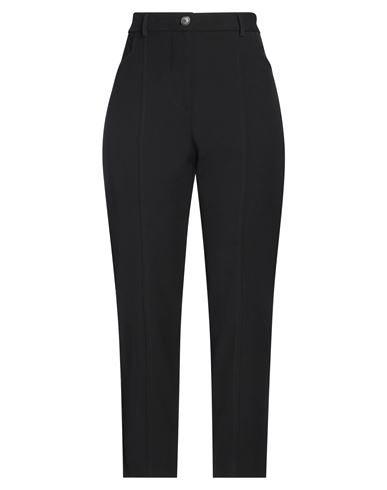 Même Road Woman Pants Black Size 8 Polyester, Elastane