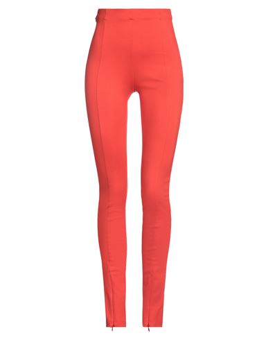 Jijil Woman Pants Tomato Red Size 10 Viscose, Polyamide, Elastane In Orange