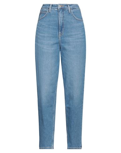 Shop Lee Woman Jeans Blue Size 28w-31l Cotton, Elastomultiester, Elastane