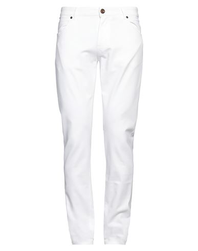Pt Torino Man Pants White Size 35 Modacrylic, Cotton, Elastane