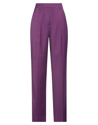 True Royal Woman Pants Deep Purple Size 6 Viscose, Wool, Elastane