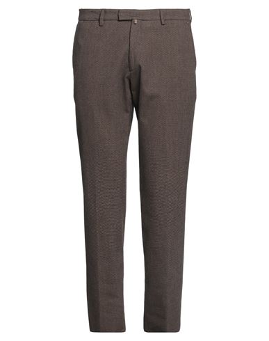 Briglia 1949 Man Pants Dark Brown Size 36 Cotton, Elastane