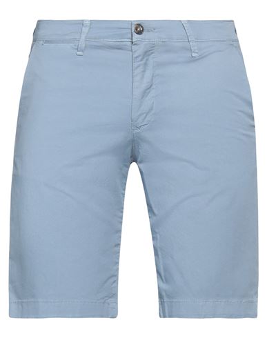 4/10 Four.ten Industry 4/10 Four. Ten Industry Man Shorts & Bermuda Shorts Pastel Blue Size 36 Cotton, Elastane