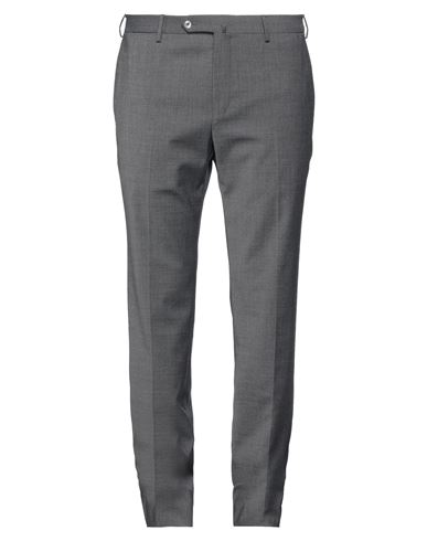 Pt Torino Man Pants Lead Size 38 Viscose, Polyester, Virgin Wool, Elastane In Grey