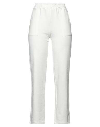 Kate By Laltramoda Woman Pants White Size S Cotton, Elastane