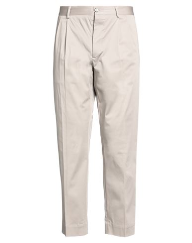 True Nyc Man Pants Light Grey Size 34 Cotton, Elastane