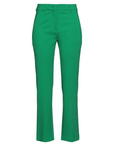 Shop Slowear Incotex Woman Pants Green Size 10 Virgin Wool, Elastane