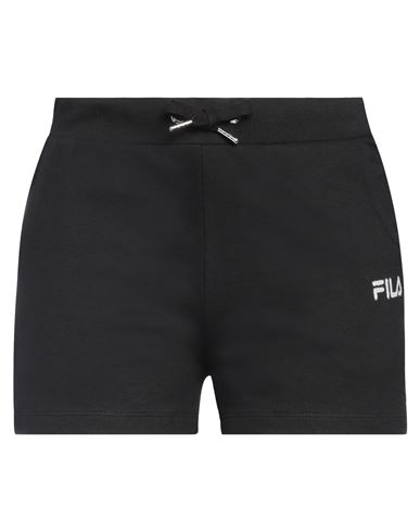 Fila Woman Shorts & Bermuda Shorts Black Size Xl Cotton