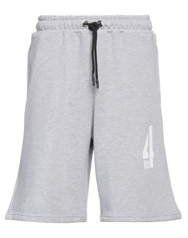 Cesare Paciotti 4us Man Shorts & Bermuda Shorts Light Grey Size S Cotton