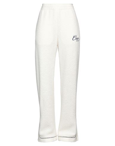 Casablanca Woman Pants White Size M Modal, Wool, Polyamide, Polyester, Cashmere