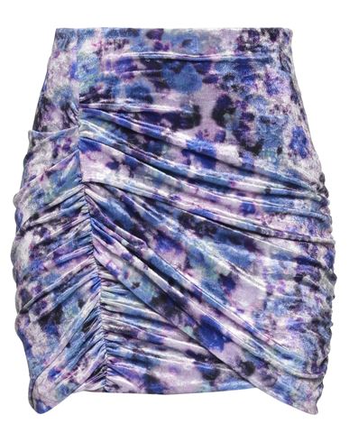 Shop Isabel Marant Woman Mini Skirt Purple Size 4 Polyamide, Elastane