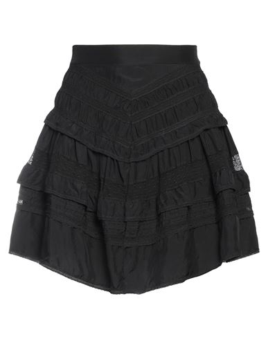 Isabel Marant Woman Mini Skirt Black Size 2 Silk, Cotton