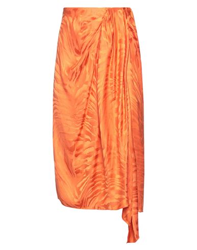 Giuseppe Di Morabito Woman Midi Skirt Orange Size 2 Viscose