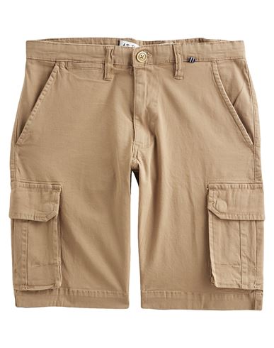 At.p.co At. P.co Man Shorts & Bermuda Shorts Camel Size 28 Cotton, Elastane In Beige