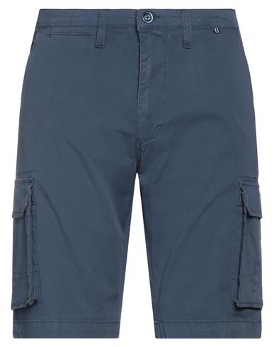 At.p.co At. P.co Man Shorts & Bermuda Shorts Navy Blue Size 36 Cotton, Elastane