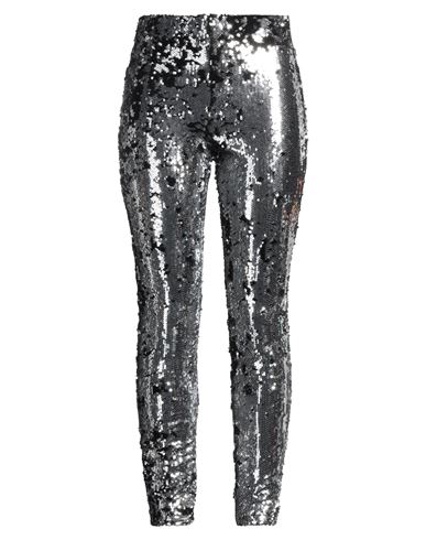 Isabel Marant Woman Leggings Silver Size 4 Cotton, Polyester