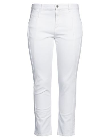 Isabel Marant Woman Denim Pants White Size 8 Cotton In White