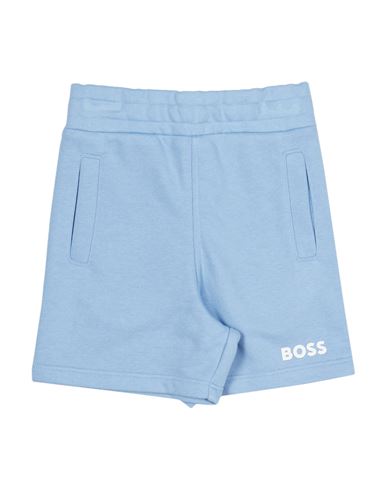 Hugo Boss Babies' Boss Toddler Boy Shorts & Bermuda Shorts Pastel Blue Size 6 Cotton, Polyester