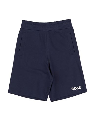 Hugo Boss Babies' Boss Toddler Boy Shorts & Bermuda Shorts Navy Blue Size 6 Cotton, Polyester