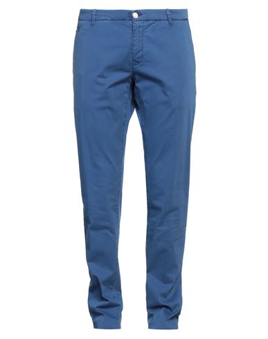 Jacob Cohёn Man Pants Bright Blue Size 36 Cotton, Elastane In Blue
